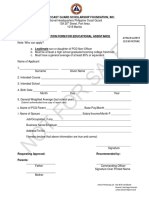 PCGSFI AppsForm PDF