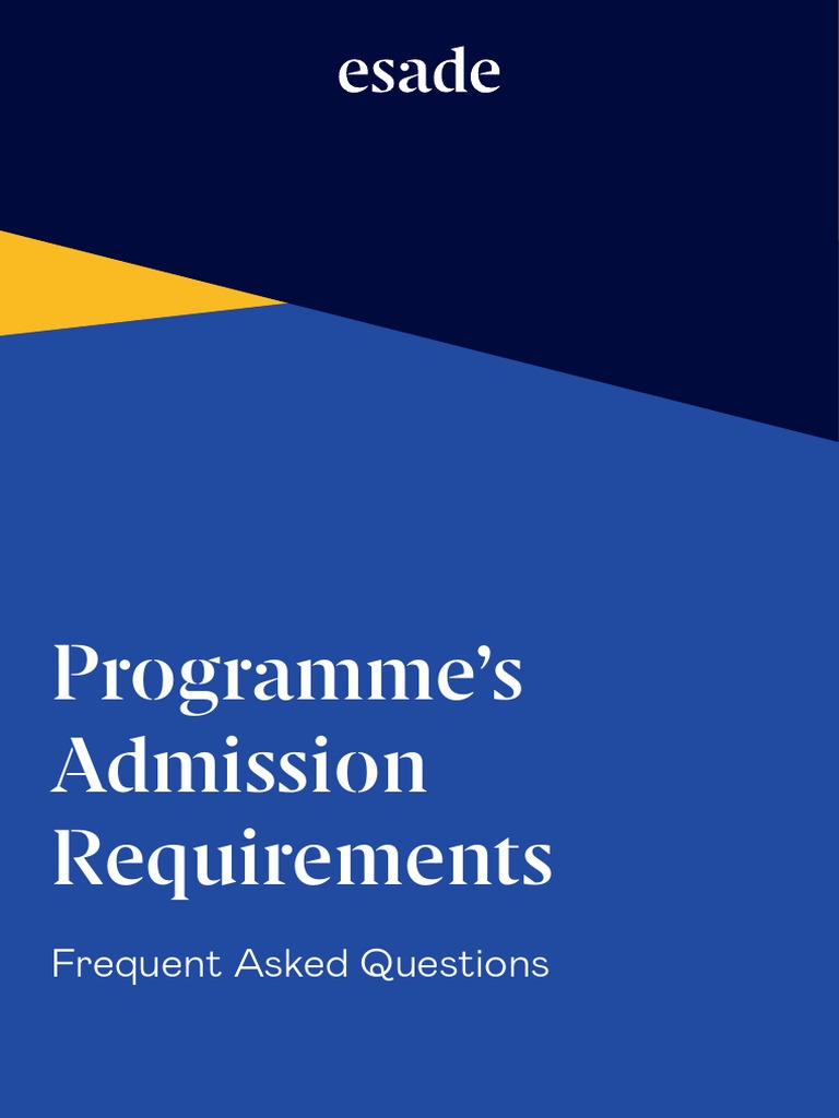 ESADE Academic Certificates PDF PDF