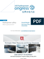 David Wright NVE Norway Safety World Hydropower Congress