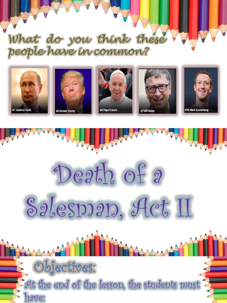 Death of A Salesman, Act II PDF