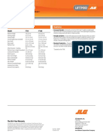 LiftPod FT70 FT140 Spec Sheet PDF