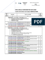 Structura An Univ 2019 2020 Agricultura