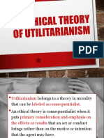 The Ethical Theory of Utilitarinism