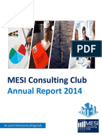 MESI Consulting Club Annual Report 2014