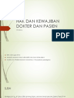 Hak Dan Kewajiban Dokter Dan Pasien