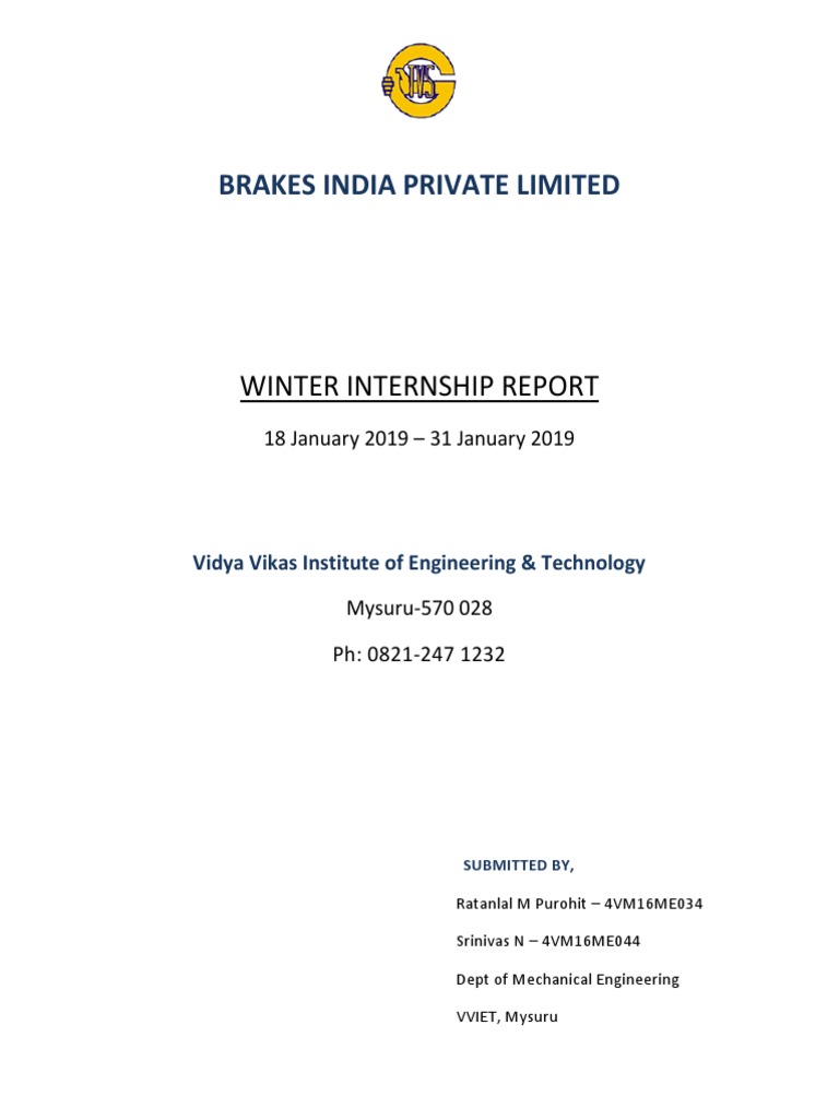 Brakes India Private Limited PDF