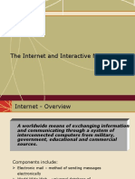 The Internet and Interactive Media