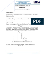 Guia de Laboratorio de Física Ii - N°3 Hidrodinamica - Torricelli