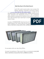 The Global Clean Room Air Filter Market Research PDF