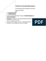 MATERI I - Fungsi Dan Tujuan Manajemen Keuangan PDF