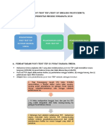 Prosedur Post-Test Tep 2018 PDF