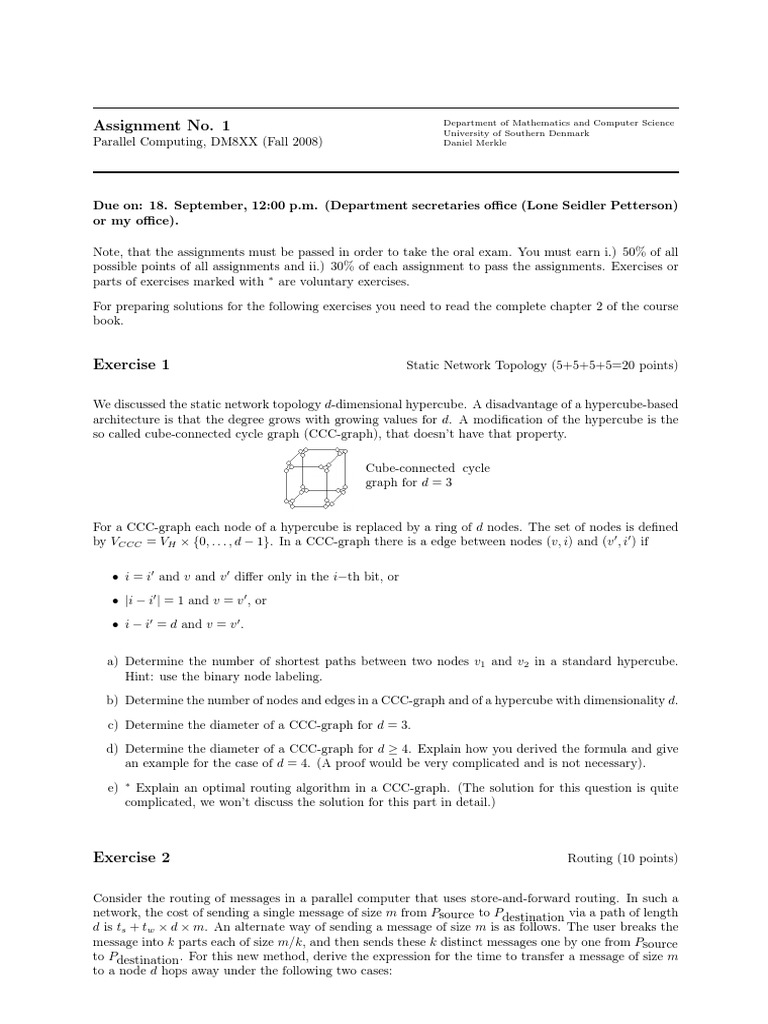 Parallel Computing Assignment Overview | PDF | Science & Mathematics ...