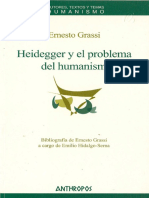 Grassi, Ernesto. - Heidegger y el problema del humanismo [2006]