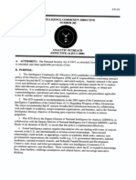 Director National Intelligence Order 16jul08