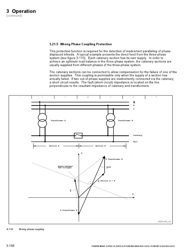 Wrong Phase Coupling Protection Details | PDF