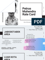 Petrus Mahendra Rate Card Perfom 2019 - 2020 PDF