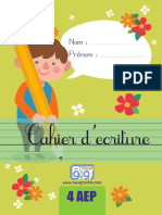 Cahier D'ecriture 4AEP