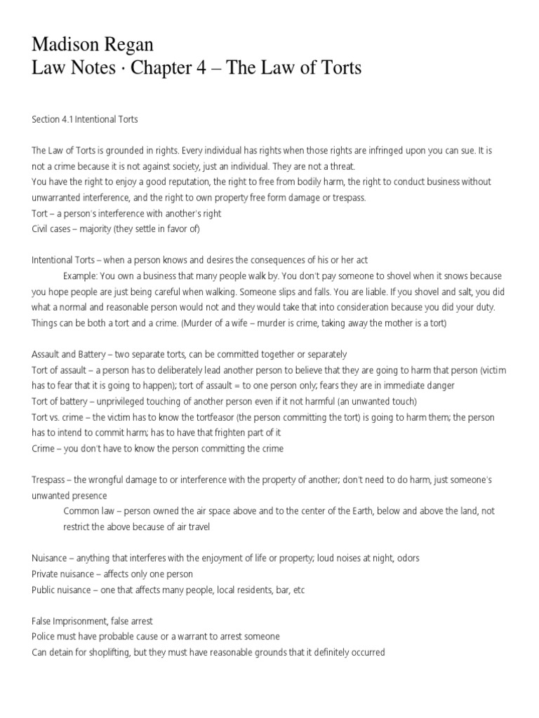 Chapter 4 Notes | PDF