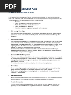 traffic-management-plan