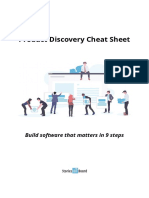 Product Discovery Cheat Sheet