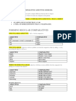 Comparatives Adjectives