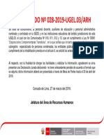 Presentacion de Declaracion Jurada Al Personal Docente Administrativo y Auxiliares de Educacion 028