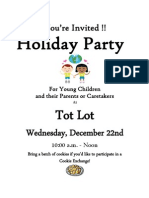 Tot Lot Holiday Party 2010