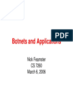 Botnetsand Applications