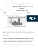 1º Trabalho Progressão Parcial 7º Ano 2020