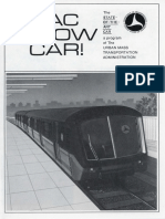 State of The Art Subway Car Brochure