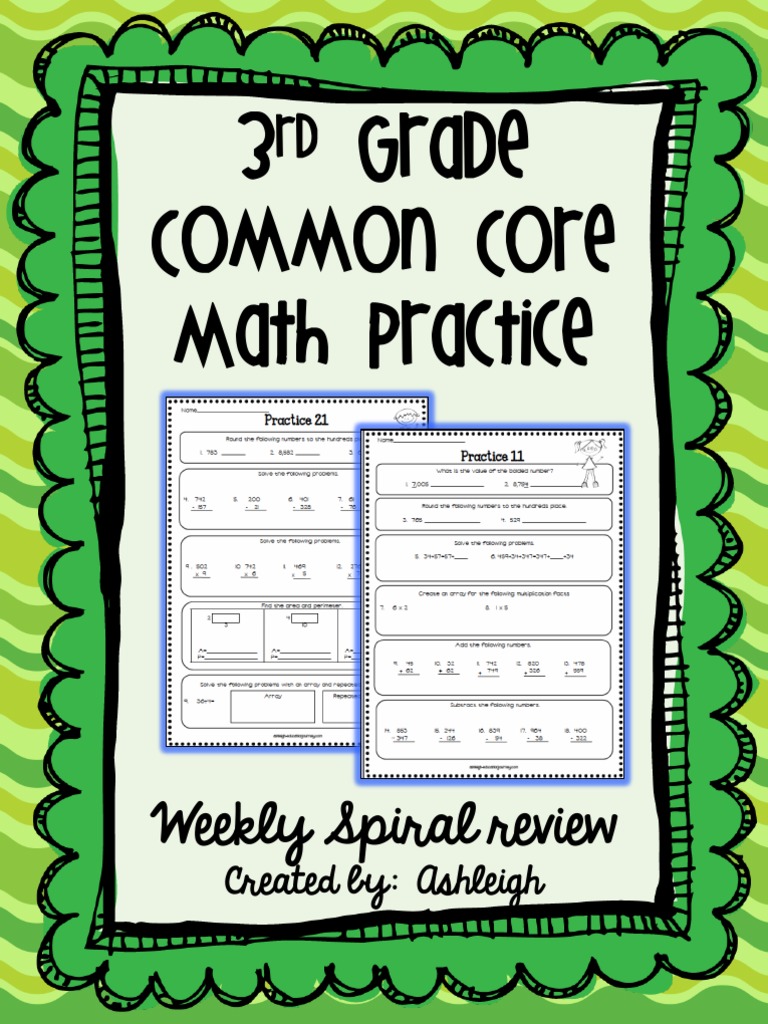 Common Core Practice GR 3 PDF | PDF | Computers
