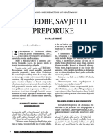 Naredbe Savjeti Preporuke PDF