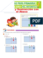 Ejercicios de Adición y Sustracción Con El Ábaco para Tercero de Primaria PDF