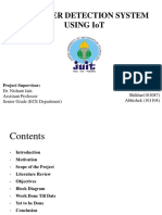 INTRUDER DETECTION SYSTEM USING IoT
