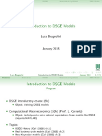 Introduction To DSGE Models (RBC)