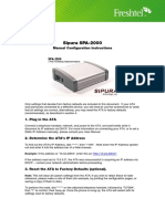 Sipura SPA-2000 Manual Configuration