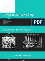 El Mundo en 1929 A 1945