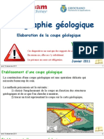 Elaboration de La Coupe Geologique