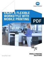 KM - Mobile - Printing - Brochureتطبيقات الويرز لمينولتا