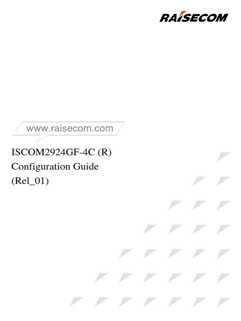 ISCOM2924GF-4C (R) Configuration Guide (CLI) (Rel - 01) | PDF