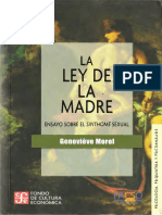 Morel, Geneviève (2012) - La Ley de La Madre - Ensayo Sobre El Sinthome Sexual. Ed. FCE PDF