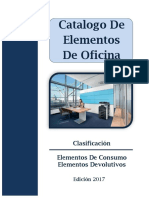 Catalogo de Elementos de Oficina - Formación