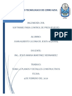 INSTITUTO TECNOLOGICO DE CERRO AZUL 1.2 Planos y Detalles Constructivos - Correccion