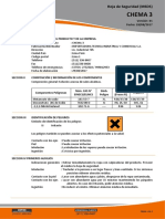 Hoja de Seguridad Acelerante Chema 3