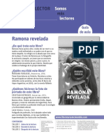Ramona Revelada. Plan Lector. Somos Más Lectores. Guía de Aula PDF