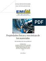 Propiedades Físicas y Mecánicas de Los Materiales