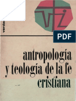 Sebastian Aguilar, Fernando - Antropologia y Teologia de La Fe Cristiana