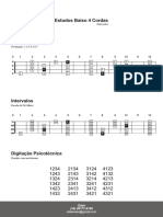 Intervalos - Baixo 4 Cordas