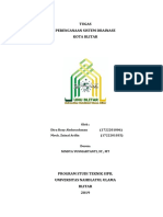 Perencanaan Sistem Drainase Kota Blitar