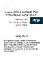 Introducción al curso PCE 19 O